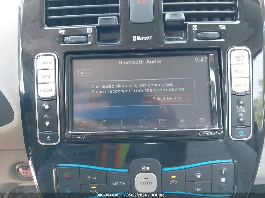 2016 Nissan Leaf Sv VIN: 1N4BZ0CP4GC312277 Lot: 39443891