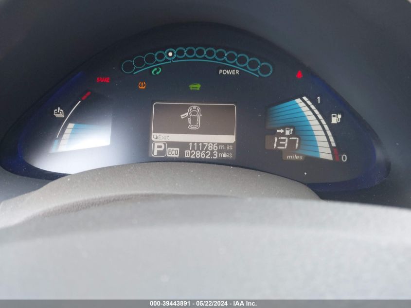 2016 Nissan Leaf Sv VIN: 1N4BZ0CP4GC312277 Lot: 39443891