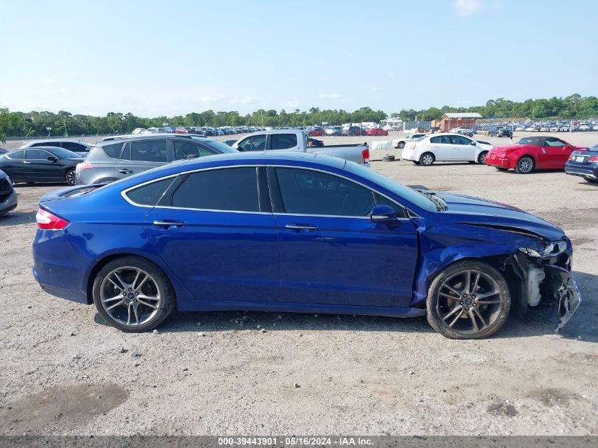 2013 Ford Fusion Titanium VIN: 3FA6P0K91DR310204 Lot: 39443901