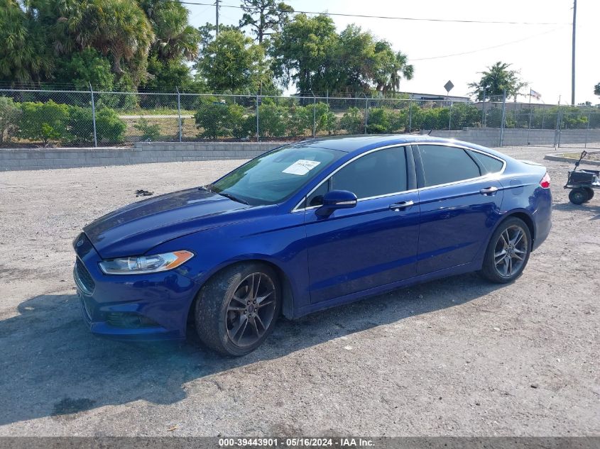 2013 Ford Fusion Titanium VIN: 3FA6P0K91DR310204 Lot: 39443901