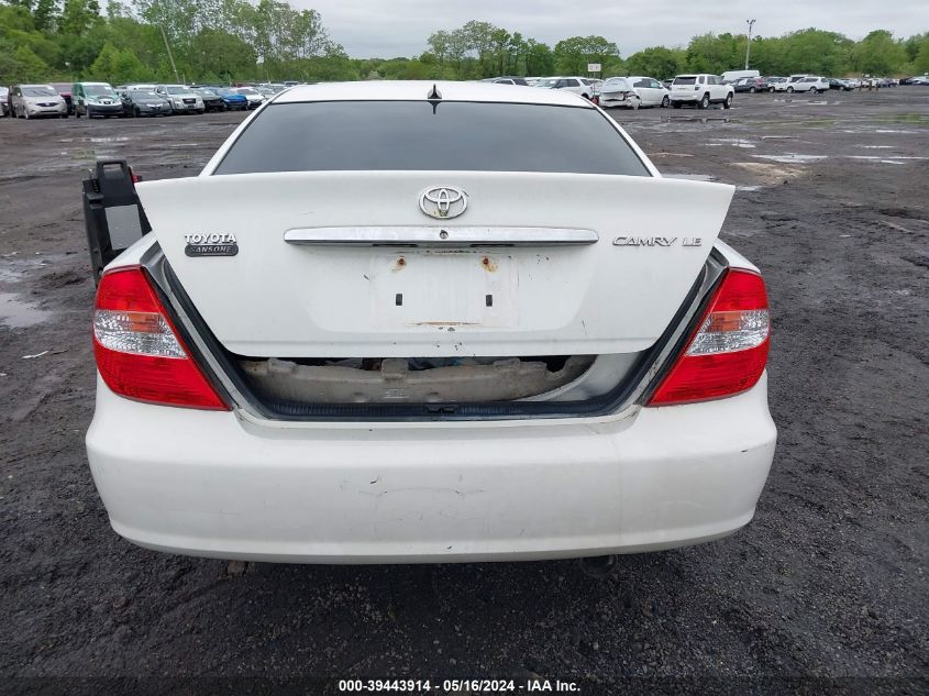 2003 Toyota Camry Le VIN: 4T1BE32KX3U177934 Lot: 39443914
