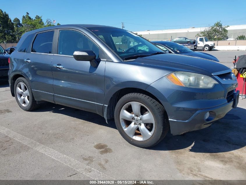 2007 Acura Rdx VIN: 5J8TB18207A006101 Lot: 39443928