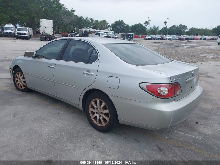 2004 Lexus Es 330 VIN: JTHBA30G540013044 Lot: 39443959