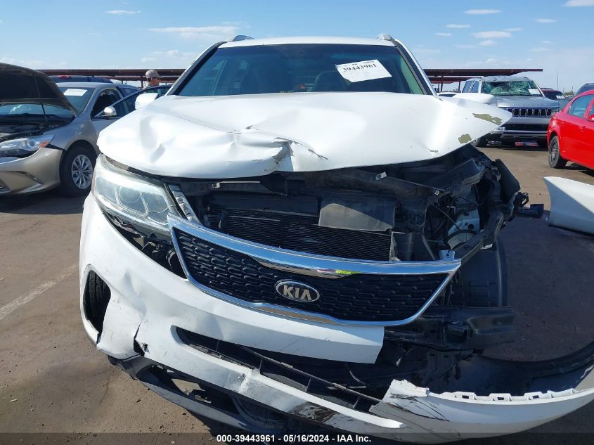 2015 Kia Sorento Lx VIN: 5XYKT4A6XFG653979 Lot: 39443961