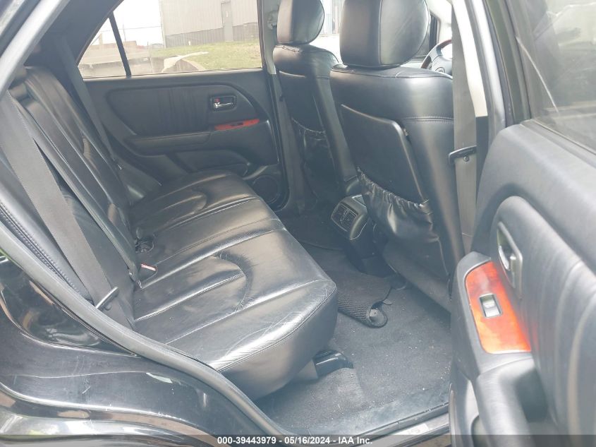 2003 Lexus Rx 300 VIN: JTJHF10U030296746 Lot: 39443979