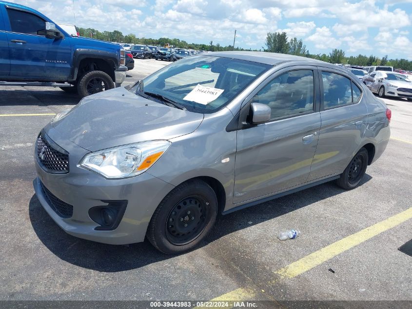 2020 Mitsubishi Mirage G4 Es VIN: ML32F3FJ5LHF01924 Lot: 39443983