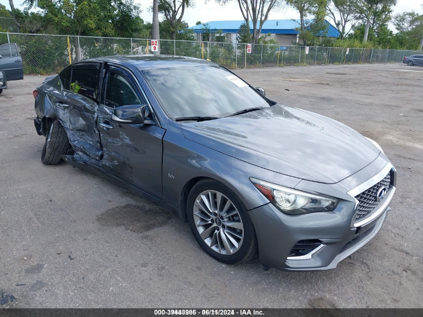 2018 Infiniti Q50 3.0T Luxe VIN: JN1EV7AP0JM353105 Lot: 39443985