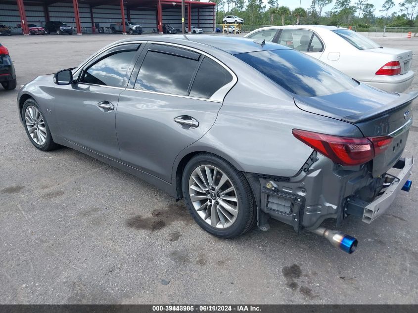 2018 Infiniti Q50 3.0T Luxe VIN: JN1EV7AP0JM353105 Lot: 39443985