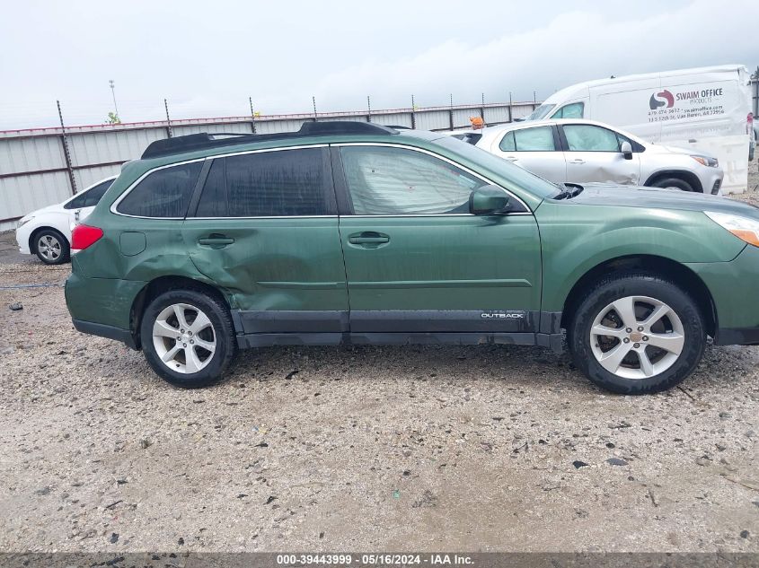 2013 Subaru Outback 3.6R Limited VIN: 4S4BREKCXD2217502 Lot: 39443999