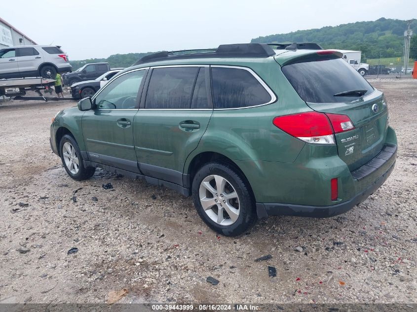 2013 Subaru Outback 3.6R Limited VIN: 4S4BREKCXD2217502 Lot: 39443999