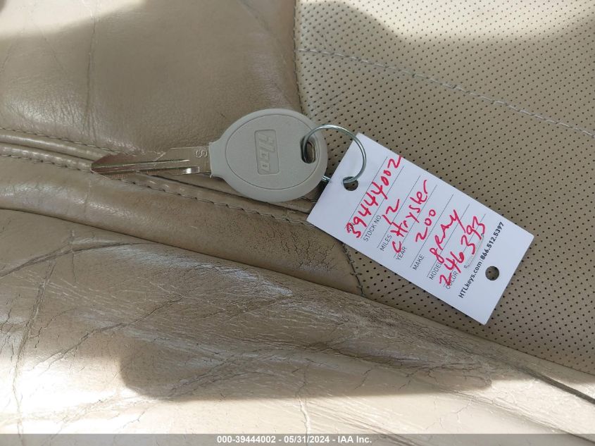 2012 Chrysler 200 Lx VIN: 1C3CCBAB7CN246393 Lot: 39444002