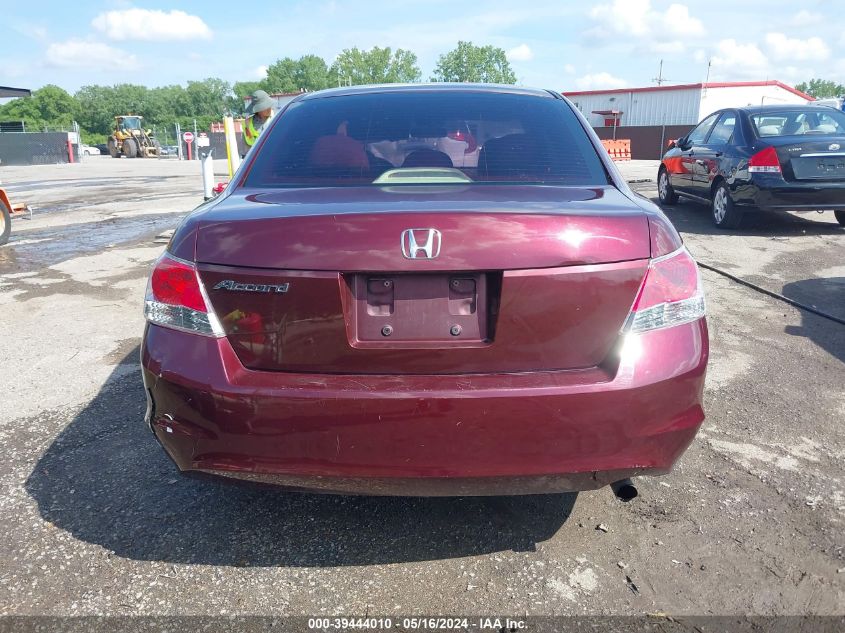 2010 Honda Accord 2.4 Lx VIN: 1HGCP2F31AA183900 Lot: 39444010