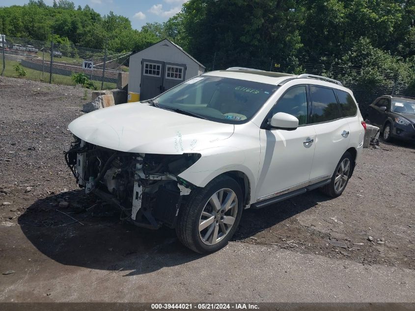 2016 Nissan Pathfinder Platinum VIN: 5N1AR2MM8GC611613 Lot: 39444021