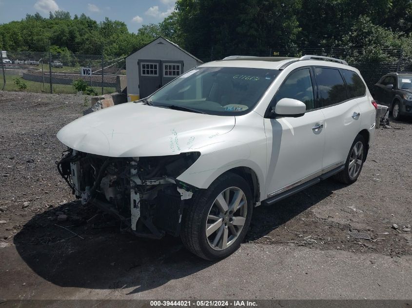 2016 Nissan Pathfinder Platinum VIN: 5N1AR2MM8GC611613 Lot: 39444021