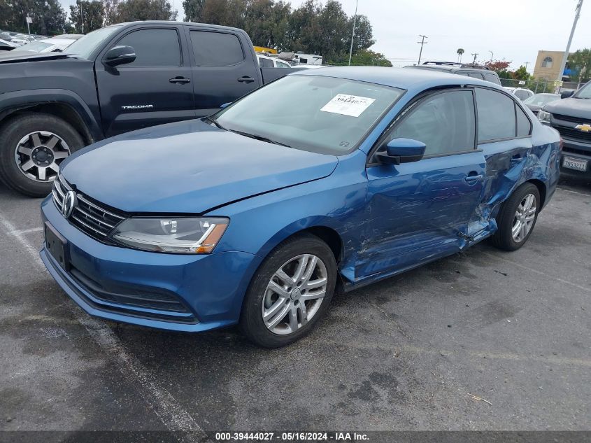 2018 Volkswagen Jetta 1.4T S VIN: 3VW2B7AJ9JM236337 Lot: 39444027