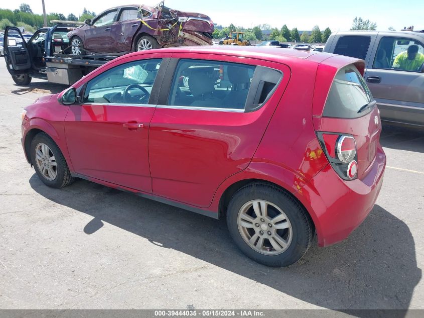 2014 Chevrolet Sonic Lt Auto VIN: 1G1JC6SBXE4165530 Lot: 39444035