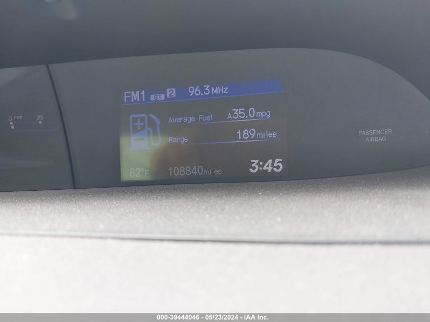 2012 Honda Civic Ex VIN: 19XFB2F84CE088060 Lot: 39444046