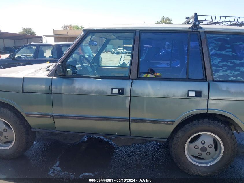 1988 Land Rover Range Rover VIN: SALHV1146JA316521 Lot: 39444061
