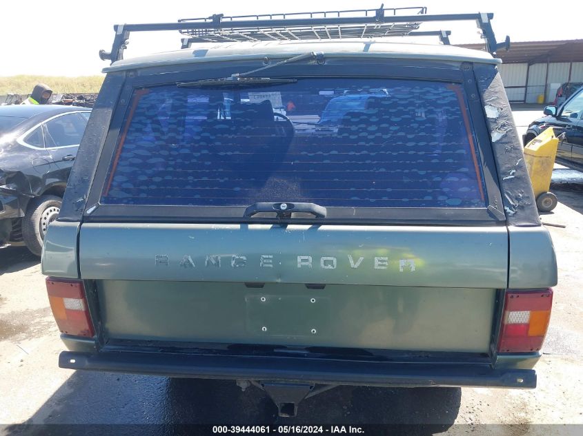 1988 Land Rover Range Rover VIN: SALHV1146JA316521 Lot: 39444061