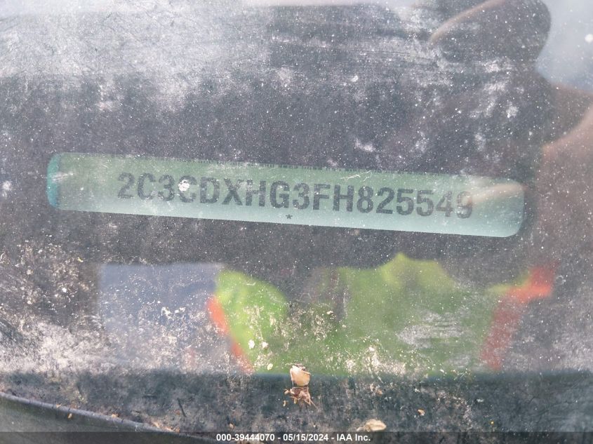 2015 Dodge Charger Sxt VIN: 2C3CDXHG3FH825549 Lot: 39444070