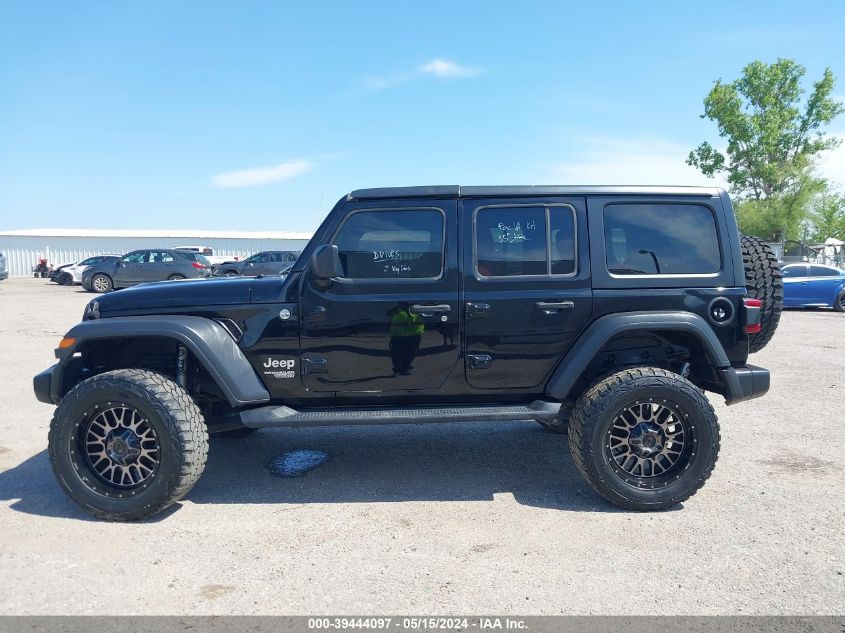 2018 Jeep Wrangler Unlimited Sport S 4X4 VIN: 1C4HJXDG8JW114682 Lot: 39444097