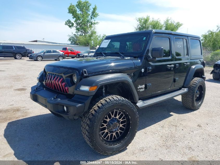 2018 Jeep Wrangler Unlimited Sport S 4X4 VIN: 1C4HJXDG8JW114682 Lot: 39444097