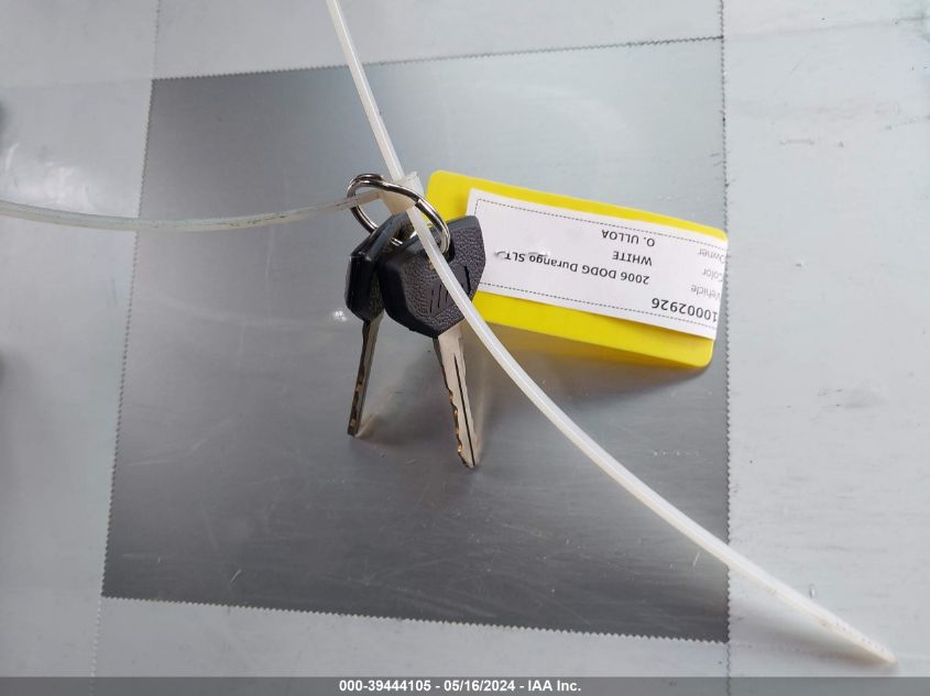 2006 Dodge Durango Slt VIN: 1D4HD48226F102669 Lot: 39444105