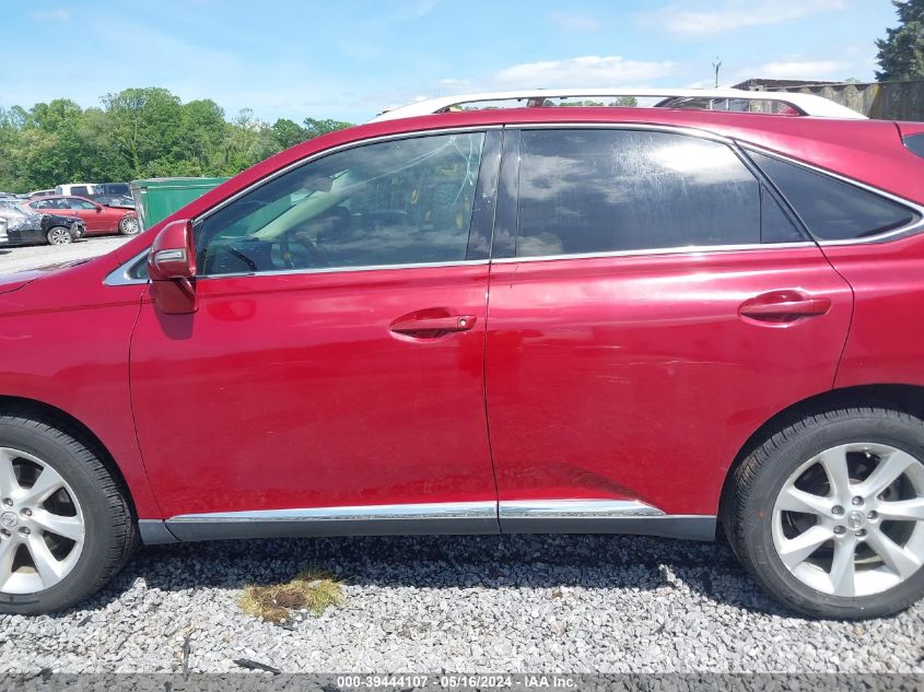 2011 Lexus Rx 350 VIN: 2T2ZK1BA6BC043579 Lot: 39444107