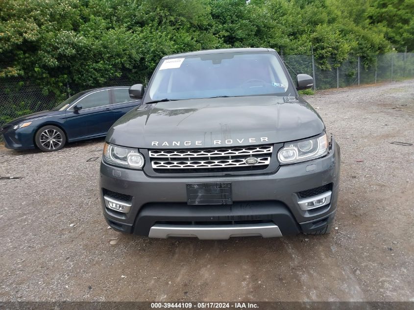 2016 Land Rover Range Rover Sport 3.0L V6 Supercharged Hse VIN: SALWR2VFXGA558265 Lot: 39444109