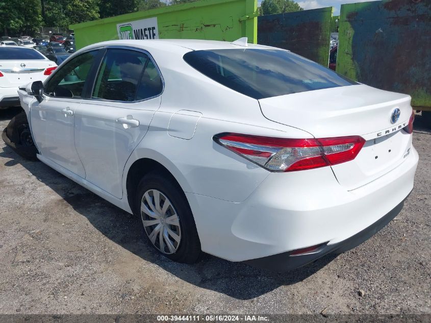 2019 Toyota Camry Hybrid Le VIN: 4T1B31HK1KU004870 Lot: 39444111