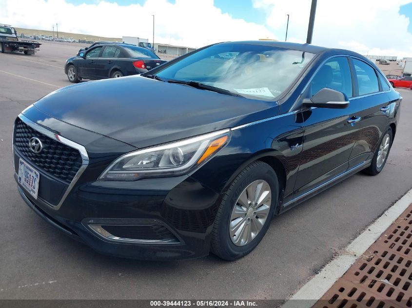 2016 Hyundai Sonata Hybrid/Se VIN: KMHE24L13GA018939 Lot: 39444123