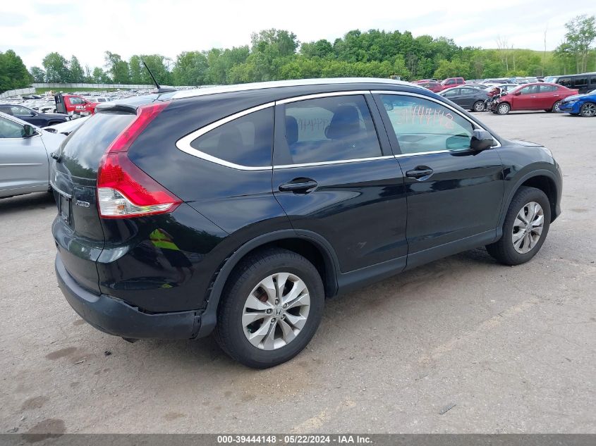 2013 Honda Cr-V Ex-L VIN: 2HKRM4H72DH662742 Lot: 39444148