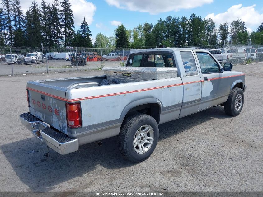 1992 Dodge Dakota VIN: 1B7GG23X6NS692081 Lot: 39444156