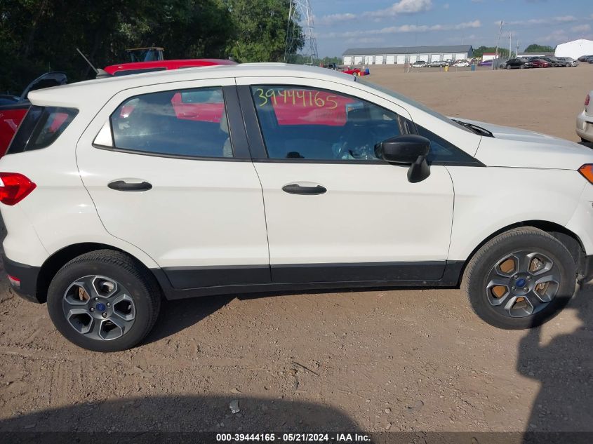 2021 Ford Ecosport S VIN: MAJ6S3FL0MC451835 Lot: 39444165