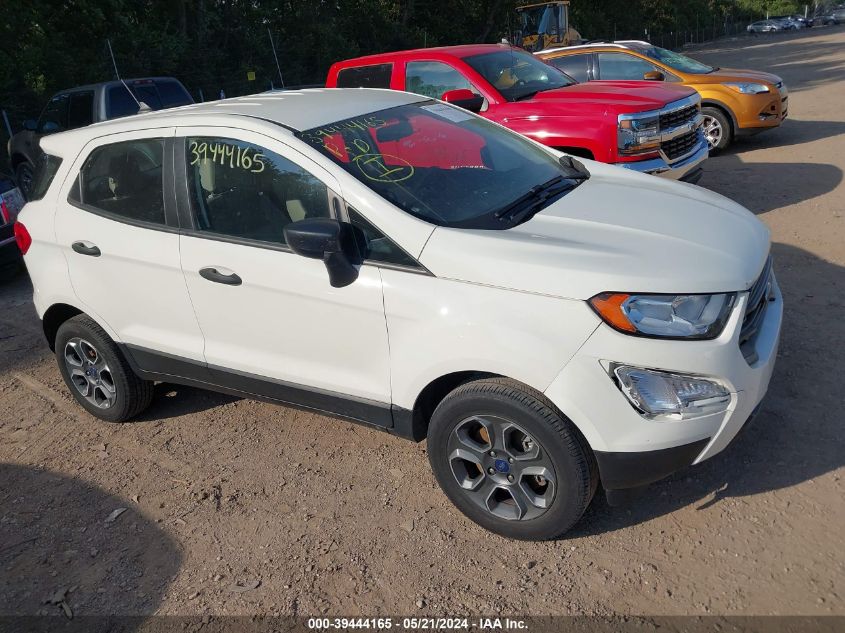 2021 Ford Ecosport S VIN: MAJ6S3FL0MC451835 Lot: 39444165