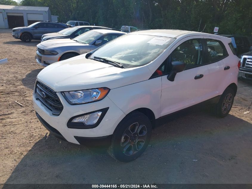 2021 Ford Ecosport S VIN: MAJ6S3FL0MC451835 Lot: 39444165