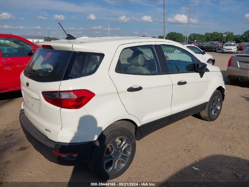 2021 Ford Ecosport S VIN: MAJ6S3FL0MC451835 Lot: 39444165