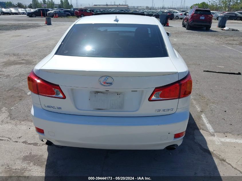 2009 Lexus Is 250 VIN: JTHBK262195103434 Lot: 39444173