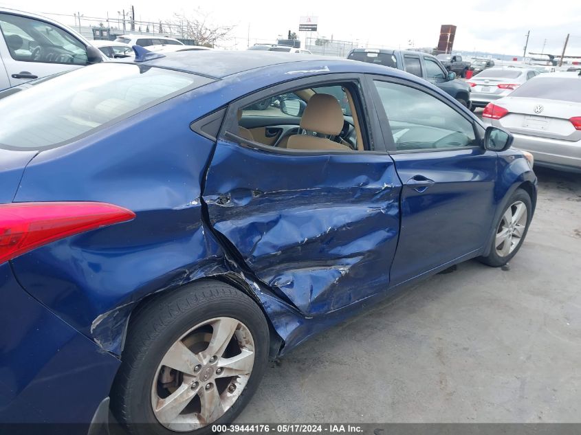 2013 Hyundai Elantra Gls VIN: KMHDH4AE0DU871096 Lot: 39444176