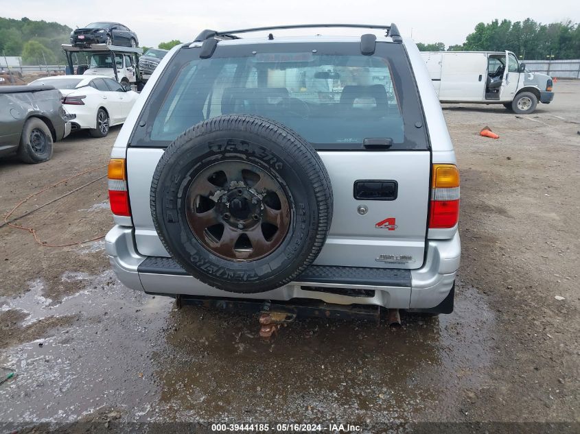 1998 Isuzu Rodeo Ls/S VIN: 4S2CM58W8W4363501 Lot: 39444185