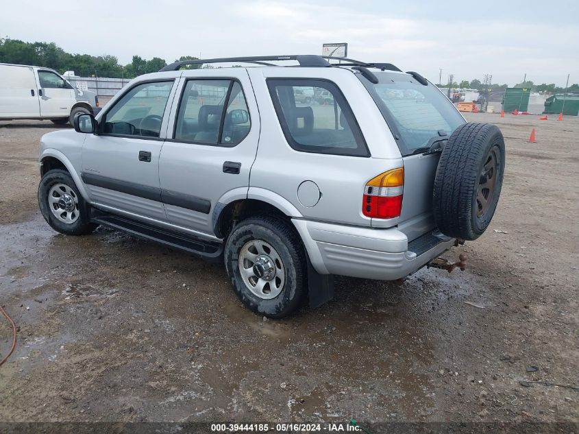 1998 Isuzu Rodeo Ls/S VIN: 4S2CM58W8W4363501 Lot: 39444185