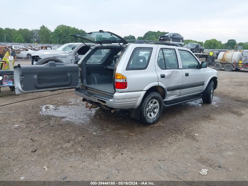 1998 Isuzu Rodeo Ls/S VIN: 4S2CM58W8W4363501 Lot: 39444185