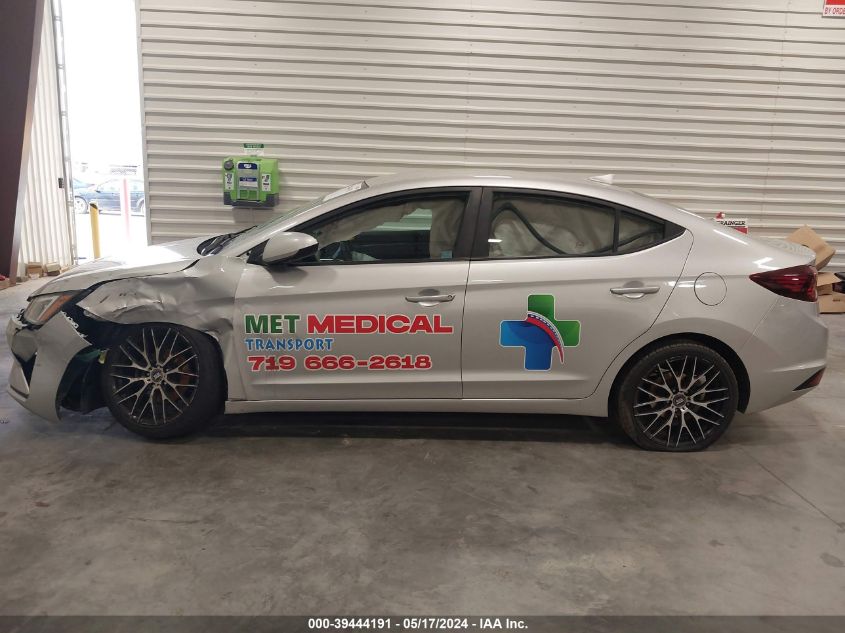 2019 Hyundai Elantra Sel VIN: 5NPD84LF7KH421088 Lot: 39444191