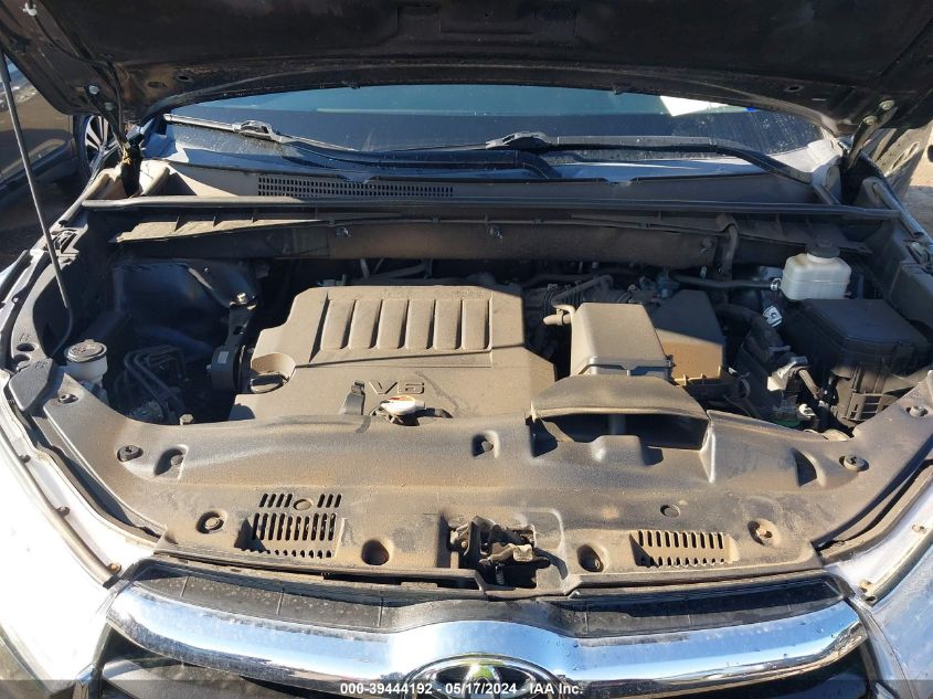 2016 Toyota Highlander Xle V6 VIN: 5TDKKRFHXGS501635 Lot: 39444192