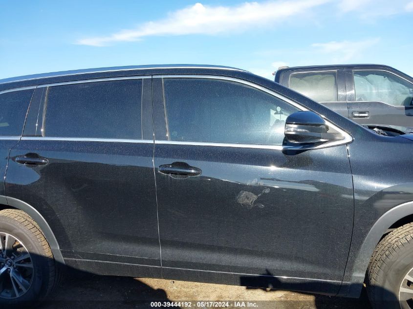 2016 Toyota Highlander Xle V6 VIN: 5TDKKRFHXGS501635 Lot: 39444192