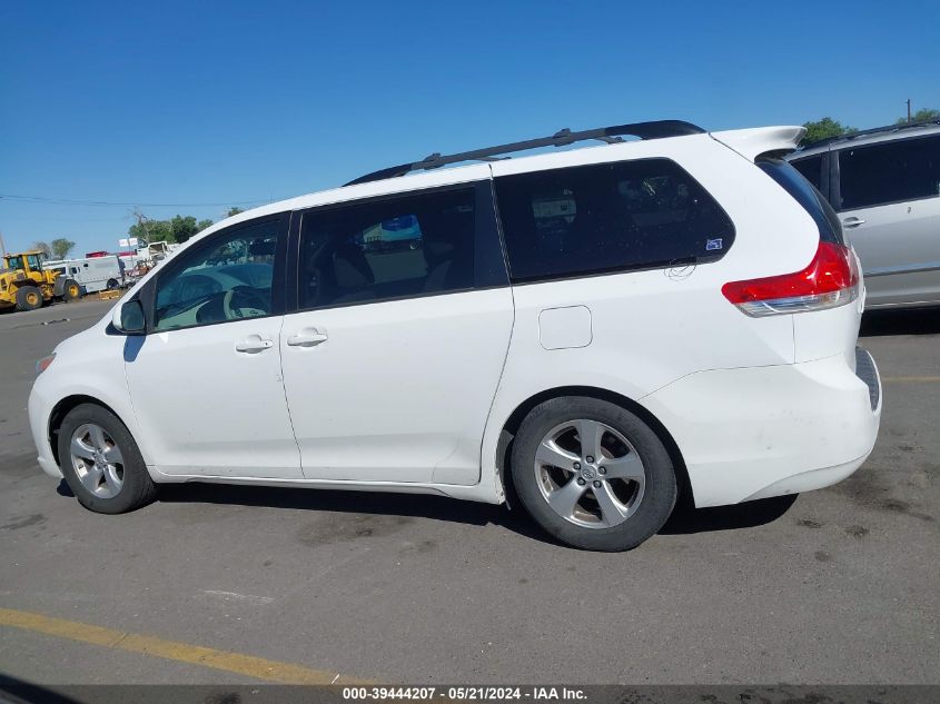 2014 Toyota Sienna Le V6 8 Passenger VIN: 5TDKK3DC5ES475446 Lot: 39444207