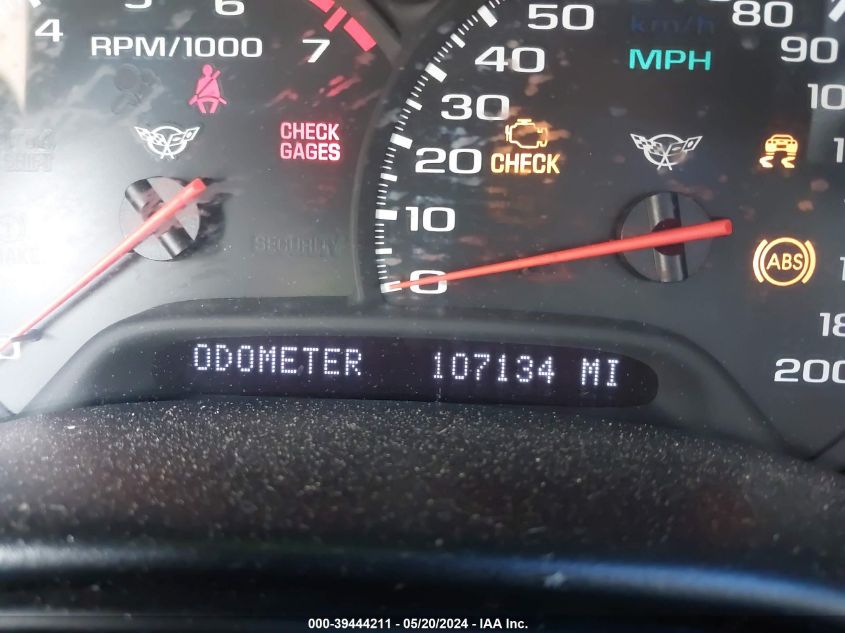 2001 Chevrolet Corvette VIN: 1G1YY32G515123684 Lot: 39444211