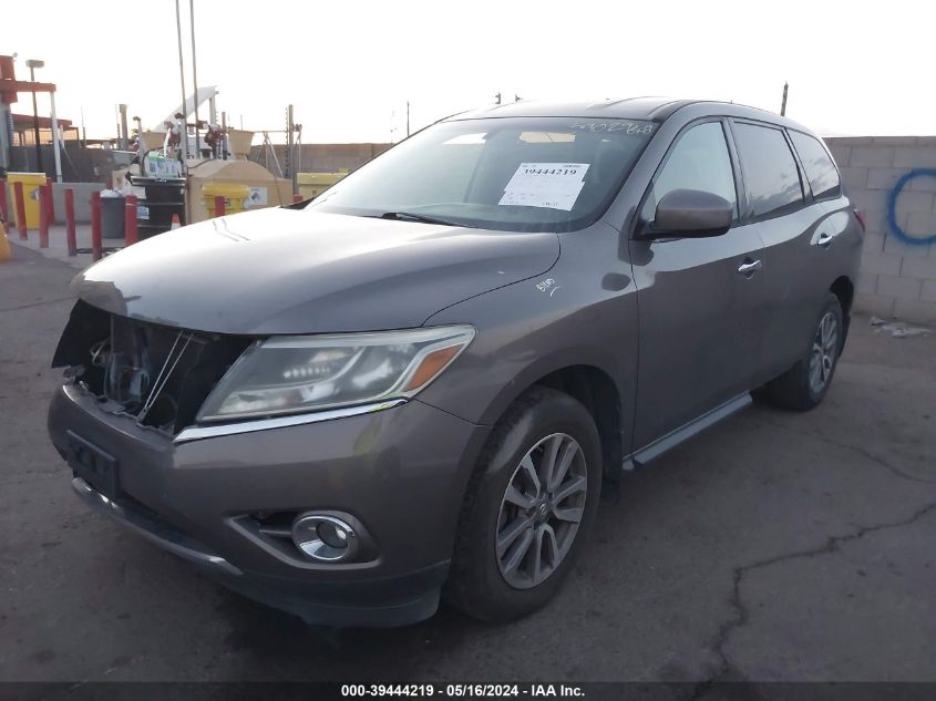 2014 Nissan Pathfinder S VIN: 5N1AR2MN2EC677371 Lot: 39444219