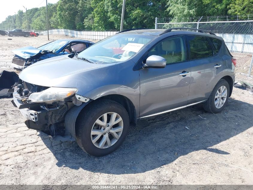 2013 Nissan Murano Sl VIN: JN8AZ1MU0DW208674 Lot: 39444241