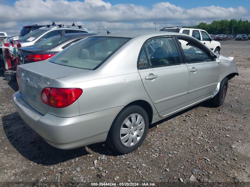 2004 Toyota Corolla Le VIN: 2T1BR32E24C304953 Lot: 39444244